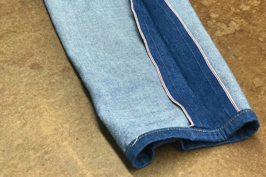 Fixing tailor mistakes like tapering selvedge at the outseams, a true no, no!