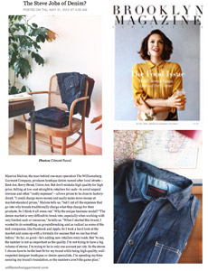 Brooklyn Magazine news article The Steve Jobs of Denim