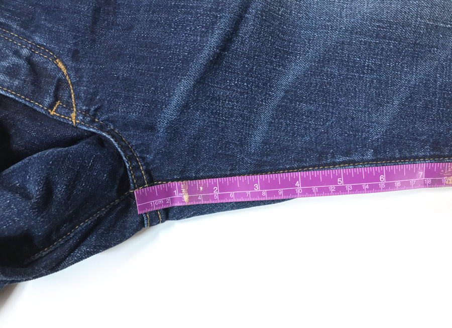 Learn how to measure jeans inseam and leg opening for alterations