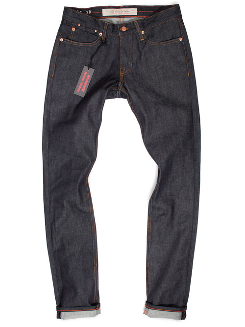 cheap raw denim jeans