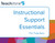 Instructional Support Essentials for Teachers