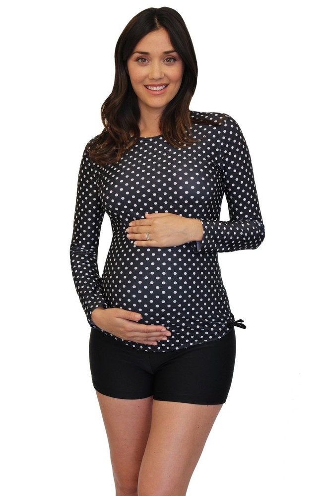 maternity rash guard short sleeve