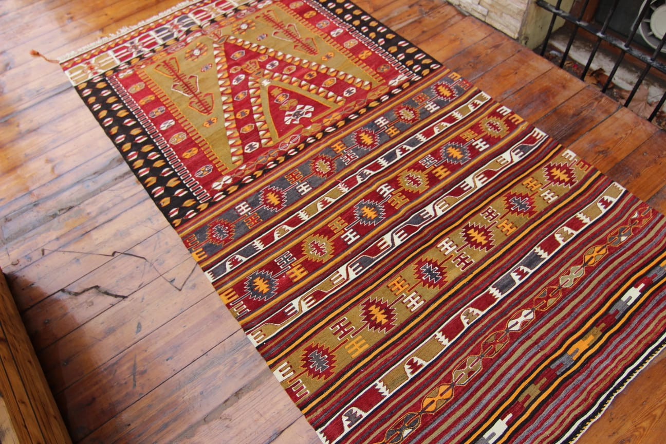 Handmade kilim runners
