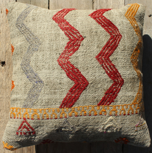 Vintage kilim cover - small (40*40cm) #374