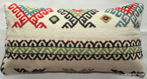 Vintage kilim cover - quarter rectangle (25*50cm) #QR19