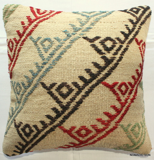 Vintage kilim cover - small (40*40cm) #431