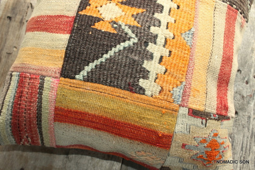 Vintage kilim cover - small (40*40cm) #491