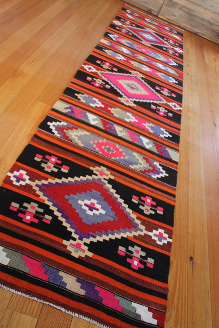 Central Turkish Kilim Runner (#E8-1) 78*355cm