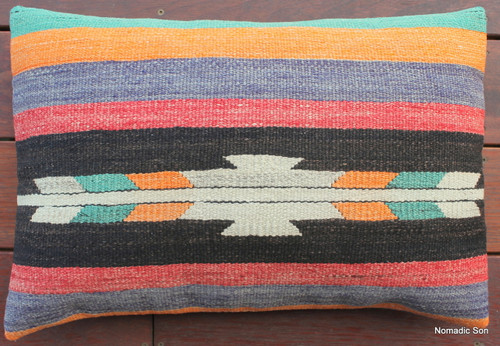 Vintage Kilim cover rectangle (40*60cm) #KR146