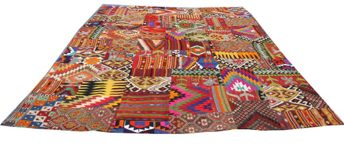 Oversized Anatolian Hepsi Patchwork Kilim (#K186) 296*407cm