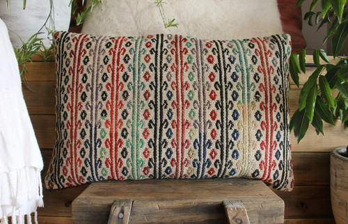 Vintage Kilim cover rectangle (40*60cm) #KR175