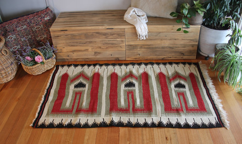 Vintage Turkish Kilim Rug (#U4) 116*220cm - NOMADIC SON