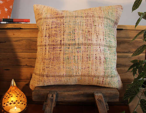 Handwoven Vintage Kilim cover - medium (50*50cm) - #FF491