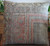 Handwoven Vintage Carpet cover - medium (50*50cm) - #FF503