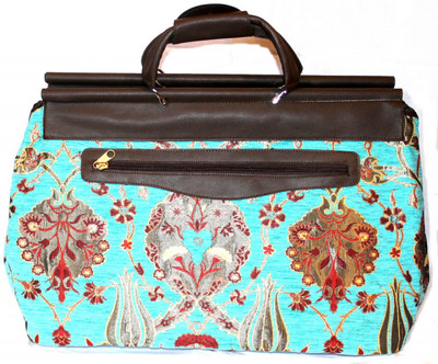 Woven Textile Luggage Bag