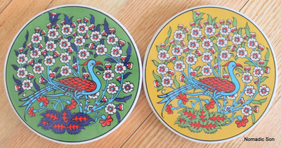 Round Trivet - #27 - Bird with Tree of Life (2 colour option)