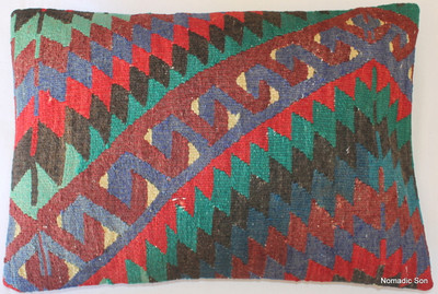 Vintage kilim cover rectangle (35*50cm) #TR31