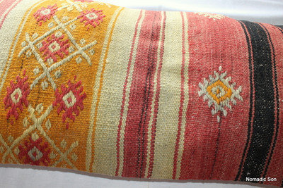 Vintage kilim cover rectangle (40*80cm) #LR27