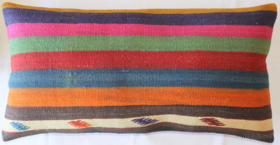 Vintage kilim cover rectangle (40*75cm) #DC8