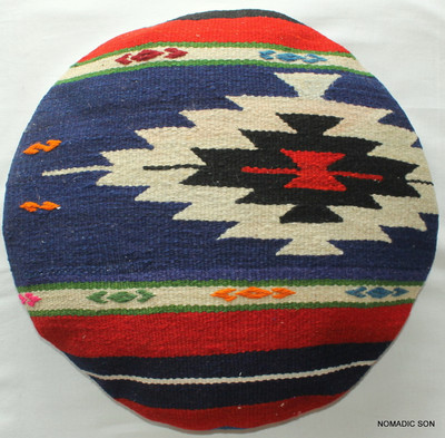 Kilim Cushion Cover Round (50cm) #RL5