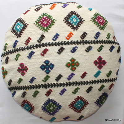 Kilim Cushion Cover Round (50cm) #RL7