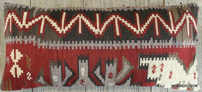 Vintage Kilim cover rectangle (30*70cm) #L3727