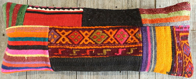 Vintage Kilim cover rectangle (25*70cm) #L3736