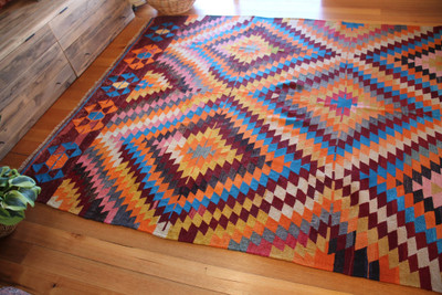 Oversized Vintage Tavas kilim (#L142) 212*305cm