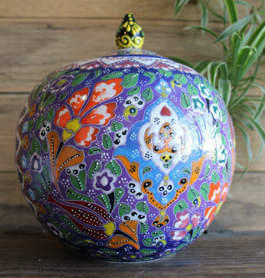 Kabartma Style Globe Jar - Medium - 20cm #2