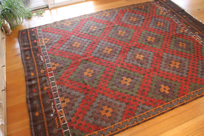 Denizli Cicim kilim (#NX150) 210*284cm