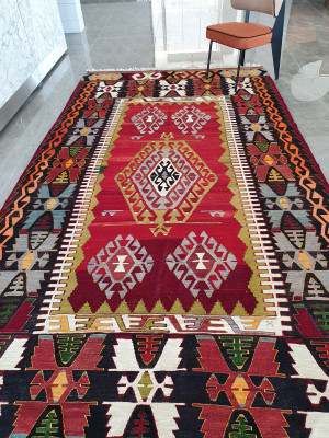 Vintage Cal kilim (#B13) 200*385cm 