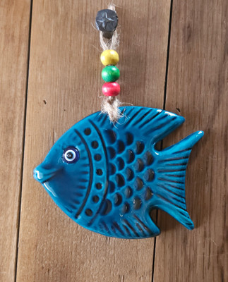 JADE 'Firuze' Wall Hanging - Fish 