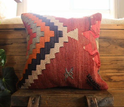 Handwoven cushion cover - (40*40cm) #637