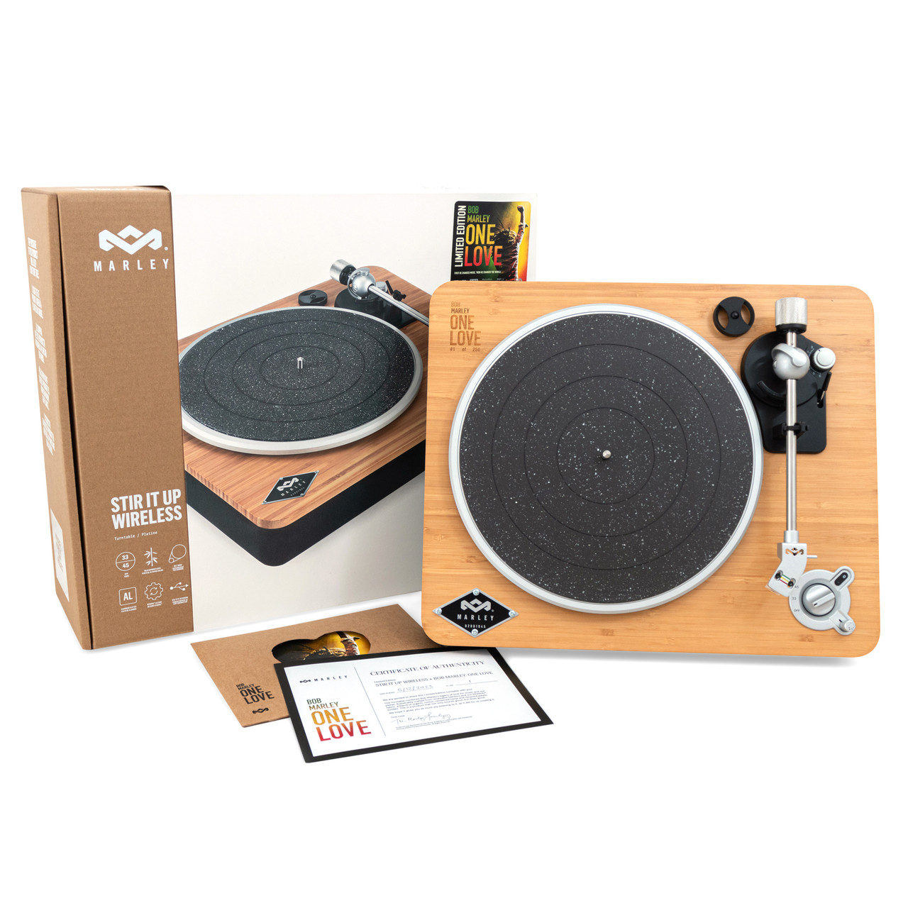 Stir It Up Wireless One Love Turntable - Limited Edition