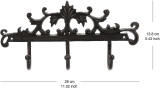 Pristine Cast Iron Coat Rack - Rustic Style