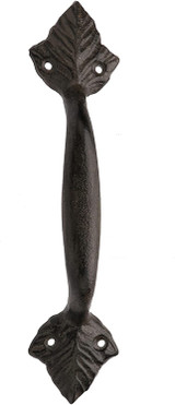 Pristine Door Handle Drawer Pull Black Cast Iron - 12.5cm