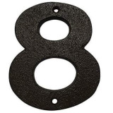 Cast Iron Door Number 8 - Black House Numbers Cast Iron Door Number 8 - Black House Numbers