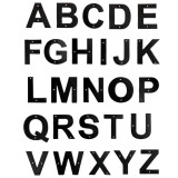 Metal Letter A - Black Cast Iron 5 Inch Large Metal Mailbox Letters - Easy to Read Name Door Sign - A Metal Letter A - Black Cast Iron 5 Inch Large Metal Mailbox Letters - Easy to Read Name Door Sign - A