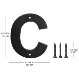 Door Numbers and Letters For House Name - Door Letter C