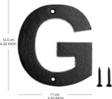 Iron Letters - Door Letter G