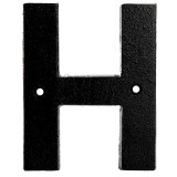 Door Numbers and Letters For House Name - Door Letter H