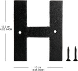 Door Numbers and Letters For House Name - Door Letter H