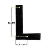 Iron Letters - Door Letter L