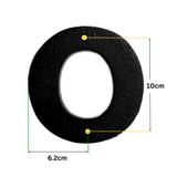 LARGE METAL HOUSE LETTER O - Cast Iron Antique Style Address Letter For Your Front Door, Wall, Gate, House, Metal Letters for Outdoor Signs, Door Name Sign