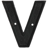 Iron Letters - Door Letter V