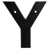 LARGE METAL HOUSE LETTER Y - Cast Iron Antique Style Address Letter For Your Front Door, Wall, Gate, House, Metal Letters for Outdoor Signs, Door Name Sign