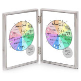Double A4 Picture Frame - A4 Double Photo Frame silver
