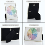 Premium Silver Plated Photo Frames 7x5 - Silver Photo Frame 7x5 (18cm x 13cm) & 5x7 Silver Photo Frame (13cm x 18cm)