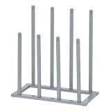 Pristine Grey Welly Boot Rack - Holds 4 Pairs of Wellies & Boots