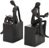 The Readers - Decorative Bookends - Book Ends for Office The Readers - Decorative Bookends - Book Ends for Office